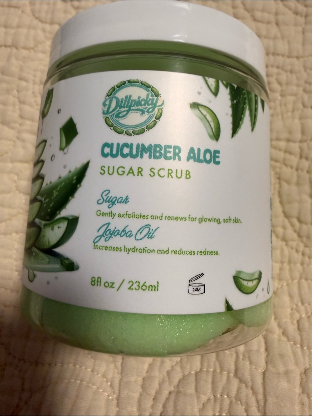 Aminnah/Dillpicky โCucumber Aloeโ Sugar Scrub!